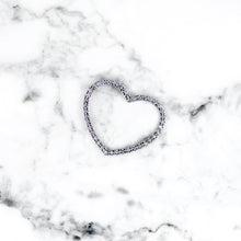 Load image into Gallery viewer, Diamond Floating Heart Pendant