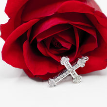 Load image into Gallery viewer, Byzantine or Budded Diamond Cross
