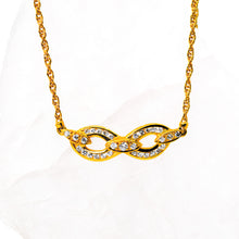 Load image into Gallery viewer, Floating Infinity Design Diamond Necklace with Chain