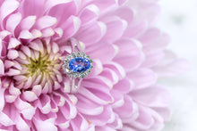 Load image into Gallery viewer, Tanzanite and Diamond Ring