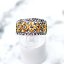 Load image into Gallery viewer, Designer Diamond Wide Band