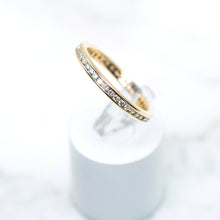 Load image into Gallery viewer, Diamond Channel Set Eternity Band
