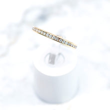 Load image into Gallery viewer, Diamond Channel Set Eternity Band