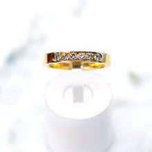 Load image into Gallery viewer, "Add a Diamond" Anniversary Band in 18kt Yellow Gold