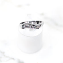 Load image into Gallery viewer, Diamond Anniversary Band with Wave Shape