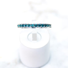 Load image into Gallery viewer, Blue Diamond Anniversary Band