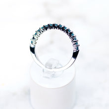 Load image into Gallery viewer, Blue Diamond Anniversary Band