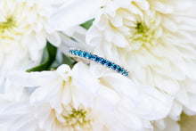 Load image into Gallery viewer, Blue Diamond Anniversary Band