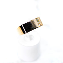 Load image into Gallery viewer, Gold and Diamond Men's Channel Set Band