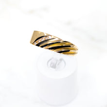 Load image into Gallery viewer, Diamond and Gold Band