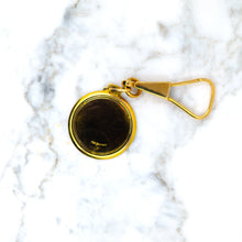 Load image into Gallery viewer, BMW 14kt Yellow Gold  Enamel Inlaid Keychain
