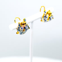 Load image into Gallery viewer, Sapphire and Diamond Cheetah Earrings
