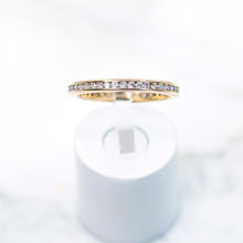 Load image into Gallery viewer, Diamond Channel Set Eternity Band
