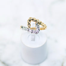 Load image into Gallery viewer, Shifted Square Design Diamond Ring
