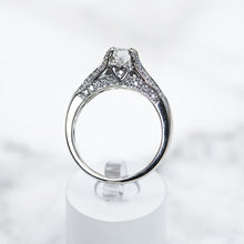 Load image into Gallery viewer, Rectangular Modified Brilliant-cut Diamond Engagement Ring
