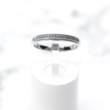 Load image into Gallery viewer, Diamond Anniversary Band with Migraine Edge Detail
