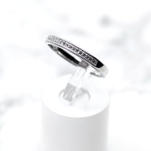 Load image into Gallery viewer, Diamond Anniversary Band with Migraine Edge Detail

