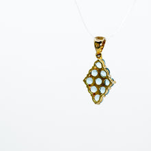 Load image into Gallery viewer, Sky Blue Topaz and 14kt Yellow Gold Pendant
