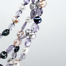 Load image into Gallery viewer, Amethyst and Freshwater Pearl Necklace
